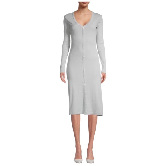 James Perse Ribbed Cardigan Dress 0/XS NWT - Picture 1 of 10
